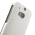Ozone Carbon Fiber Leather Vertical Flip Case & Screen Guard for HTC One M8