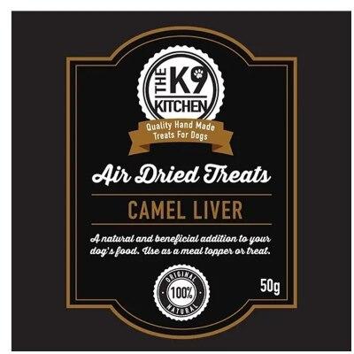 The K9 Kitchen Camel Liver Air Dried Dog Treats