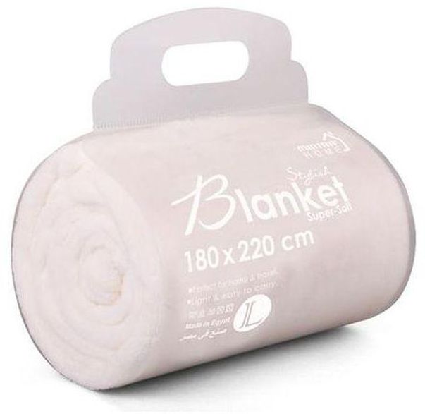Mintra TWZ - Large Warm Microfiber Blanket - 1 Pc - White