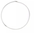 Unisex Collar Choker Necklace - Steel  - Silver
