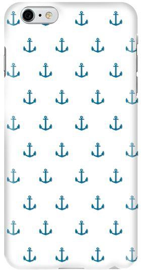 Stylizedd  Apple iPhone 6 Plus Premium Slim Snap case cover Gloss Finish - Anchor blue  I6P-S-194
