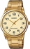 Casio MTP-V001G-9B Gold Plated Watch For Men