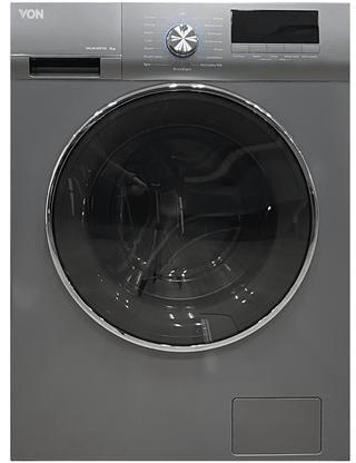 Von VALW-07FXS Front Load Washing Machine Silver – 7KG