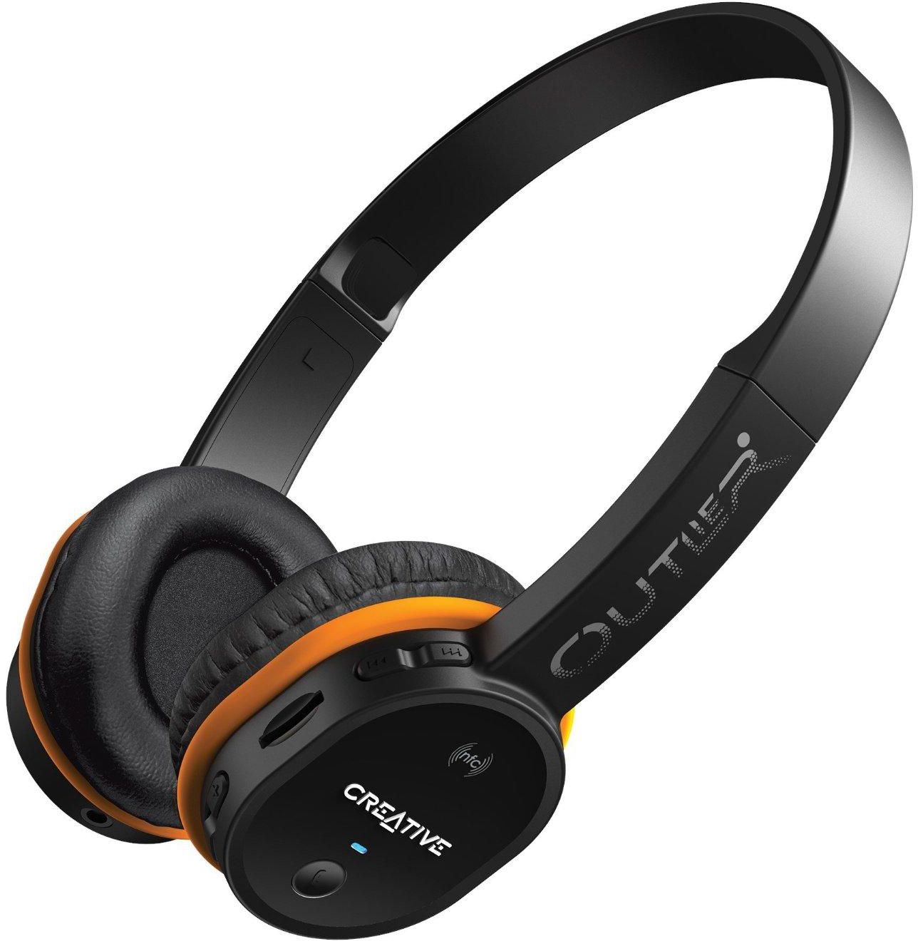 Creative EF0690 Outlier Wireless Bluetooth On Ear Headphone Black W/Integrated MP3 Black