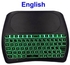 Backlight D8 Pro English Russian Spanish 2.4GHz Wireless Mini Keyboard Air Mouse Touchpad 7 Color Backlit For Android TV BOX
