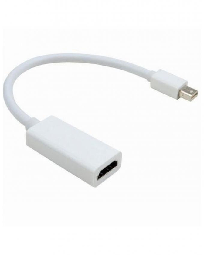 Thunderbolt Mini Display Port Dp To Hdmi Av Adapter For Macbook Pro Air Mac - White