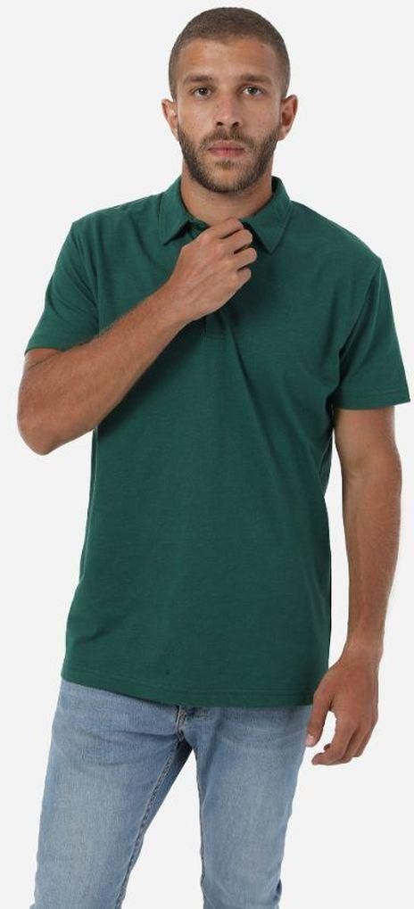 eezeey Plain Casual Polo Shirt - Green