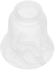 لوكس شايني غطاء زجاجي بديل على شكل جرس مصباح زجاجي بلوري بمشبك صغير على غطاء مصباح متدلي للطاولة والارضيات والحائط E27