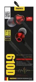 Remax RM-610D In-ear Stereo Headphone - Red