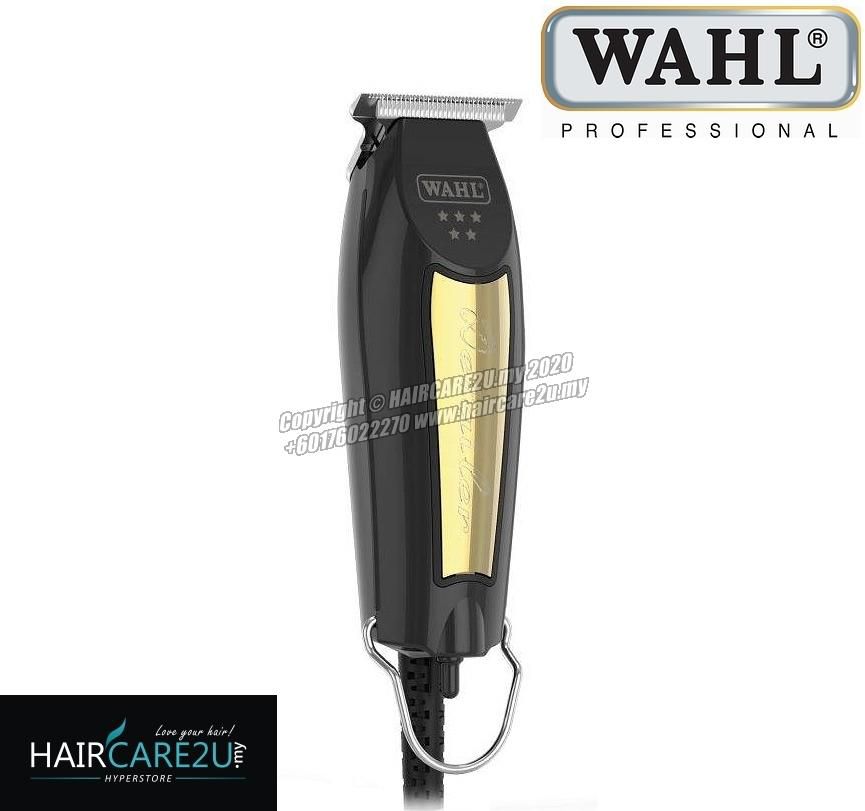 Wahl Shaver Pro 5 Star Corded Detailer Hair Trimmer #8081 (Black/Gold)