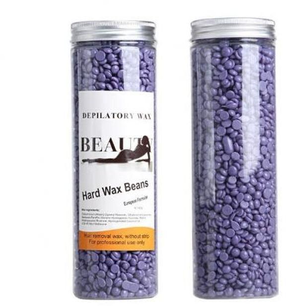 400g Hair Removal Depilatory Hard Wax Beans LAVENDER Fragrance