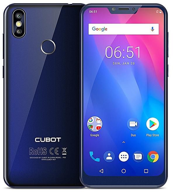 Cubot P20 4G 64GB Dual-SIM blue EU