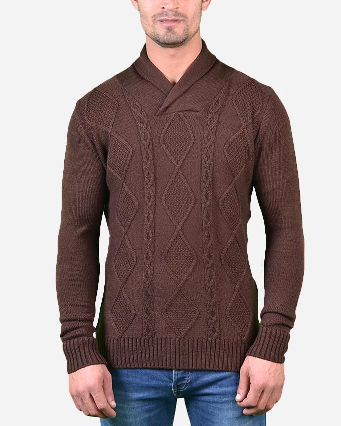 Town Team Knitted Pullover - Brown