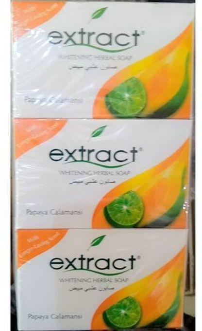 Extract Papaya Lightening Herbal Bathing Soap -125g (6 PCS)