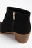 Forever21 Faux Suede Belted Ankle Booties