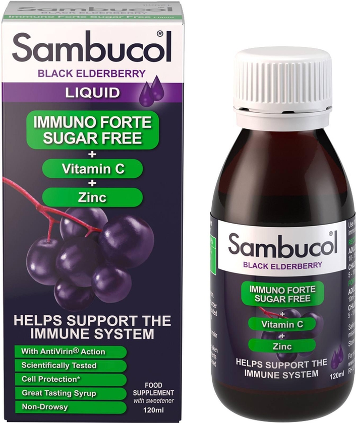 Sambucol Sugar Free Syrup 120ml