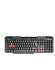 I-Rock Wireless Keyboard and Mouse - Black / Red