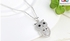 Masaty GE-0047N White Gold Plated Jewelry Pendant Necklace For Women
