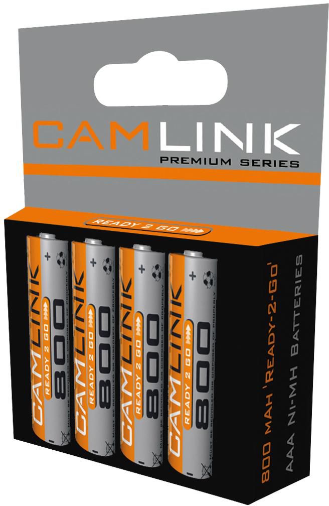 Camlink Battery NiMH AAA/LR03 1.2 V 800 mAh Ready-2-Go 4-blister
