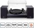 Lenco LS-301BK - Turntable With Bluetooth and Two Separate Speakers - Black