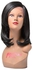Fashion Idol Lace Semi Human Wigs High Temperature Fiber Lace Frontal Wig