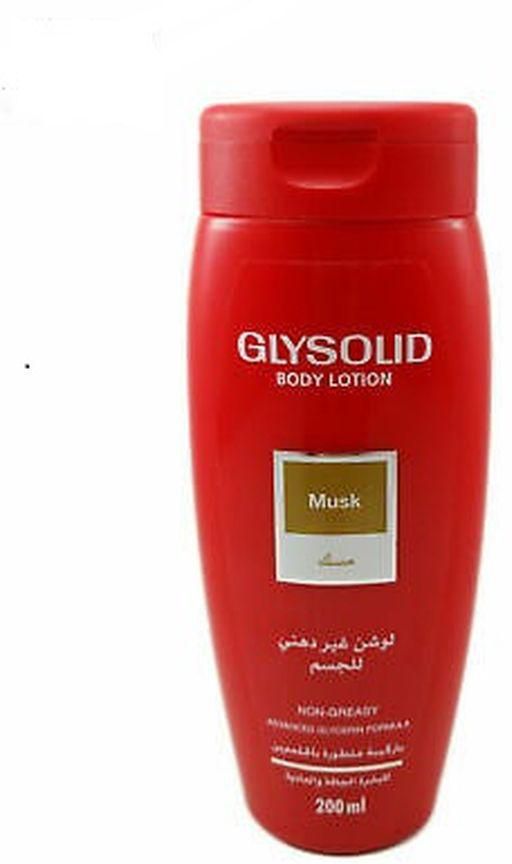 Glysolid Musk Body Lotion For Dry & Normal Skin - 200ml