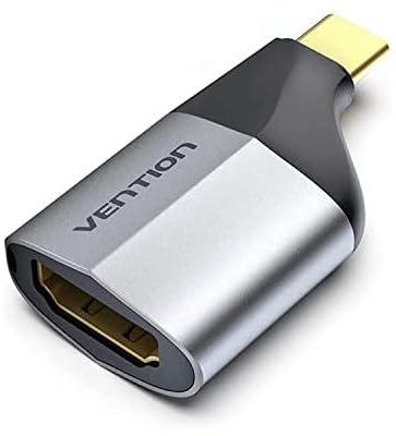 فينشن محول USB C الى HDMI 4K 60Hz من TCAH0، محول ثاندربولت 3 ذكر الى HDMI 2.0 انثى متوافق مع ماك بوك برو، ماك بوك اير، ايباد برو، بيكسل بوك، اكس بي اس، جالكسي والمزيد (ضمان لمدة عام)