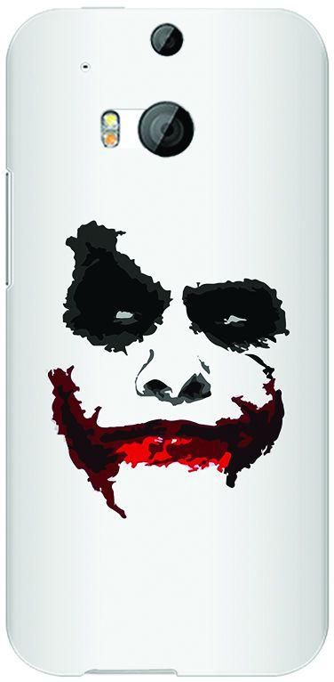 Stylizedd HTC One M8 Slim Snap Case Cover Matte Finish - Joker Grin