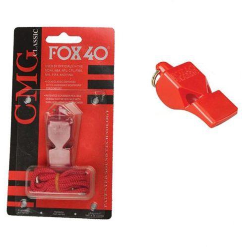 Generic Fox Sports Plastic Whistle - Red