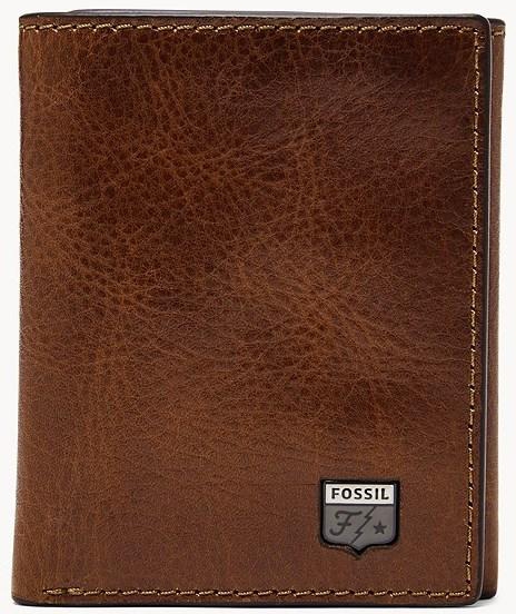 Fossil Men's Wallet Jesse Trifold ML4314222 (Cognac)