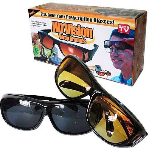 Generic Set of Two HD Vision Day and Night Vision Glasses