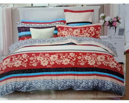 6x6 Fashion Duvet Set / Comforter 4pc Set - 1 Duvet, 1 Bedsheet & 2 Pillow Cases,