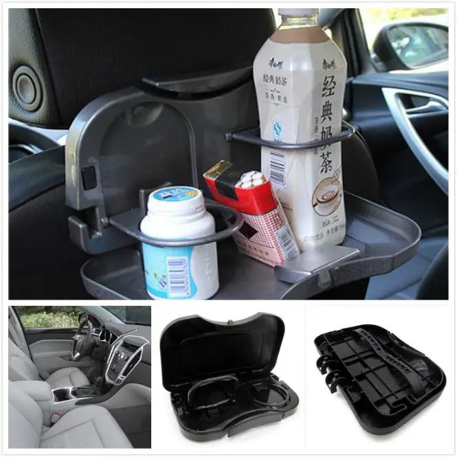 Durable Car Accessories Foldable Holders Car Back Seat Drinks Food Cup Tray Car Restaurant Table