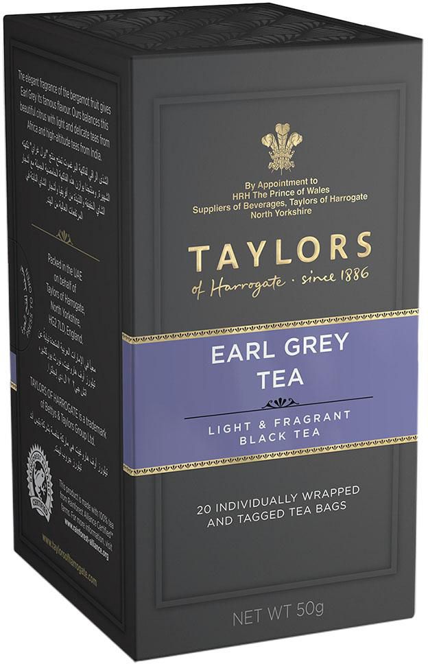 Taylors Of Harrogate - Earl Grey Premium Tea - 50g (20 Teabags)- Babystore.ae