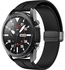 22mm Silicone Strap With Magnetic Folding Buckle For Huawei Watch GT4 2023 Smart Watch 46mm - Black