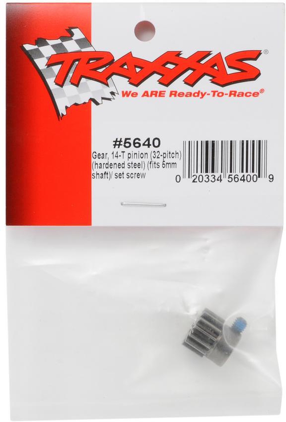 Traxxas Gear 14T 32P Hardened Steel 5mm Shaft Set Screw TRA5640