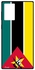 غطاء حماية مزين بطبعة "علم موزمبيق" لهاتف سامسونج جالاكسي نوت 20 ألترا أخضر/أسود/أصفر