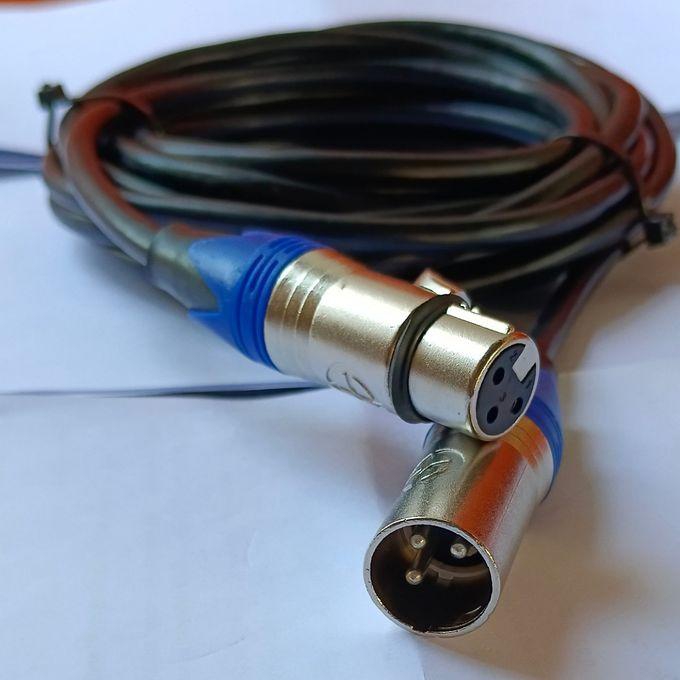 XLR Microphone Cable - Balanced Mic Cable - Mixers 5 Meter