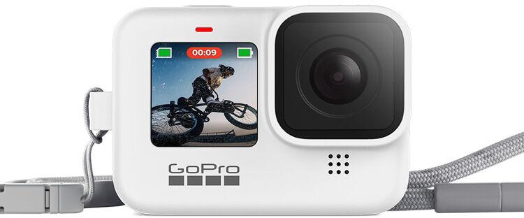 GoPro Sleeve + Lanyard Black (for HERO11 - HERO10 - HERO9) - White