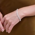 Artsy Silver Tennis Bracelet-Silver
