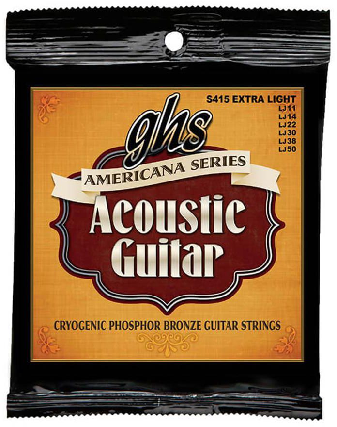 Buy GHS Acoustic Guitar String Americana Series Phosphor Bronze 0.11 - 0.50 Gauge -  Online Best Price | Melody House Dubai