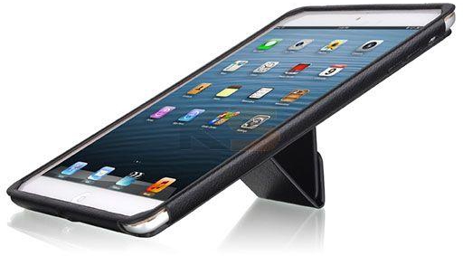 Luxa2 - iPad mini Leather Stand Case - Black (LHA0090-A)