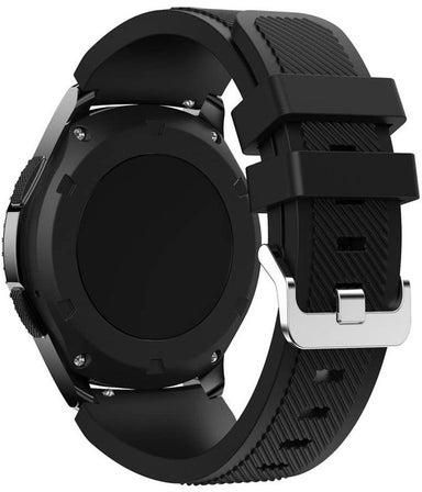 Sports Silicone Replacement Band For Samsung Galaxy Watch Black