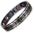 Medical energy bracelet with pure germanium stone for disposal of negative electrical charges in the body and balance of men with a frame of stainless steel