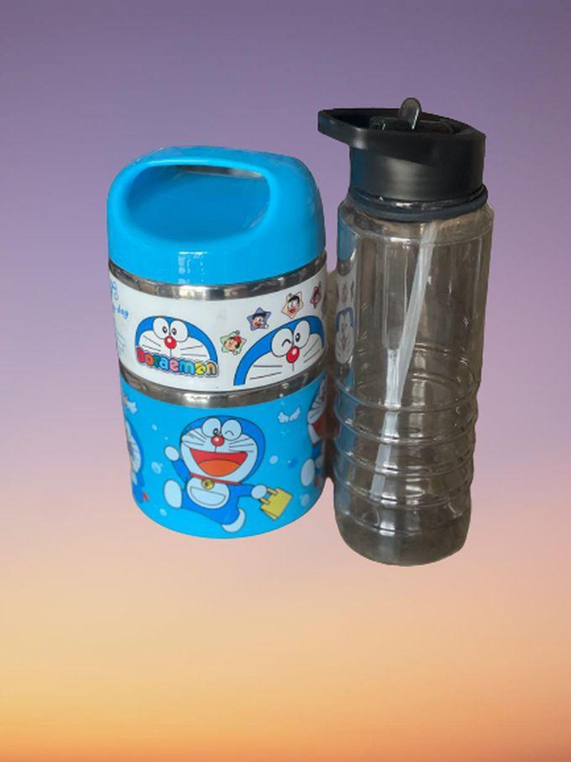 Kid's Combo Lunch Pack Lunch Bag Water Bottle Food Flask