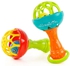 2pc Rattles Develop Baby Intelligence Grasping Gums Plastic Hand Bell Rattle  girl boy Toys Fast delivery within 1-5 days