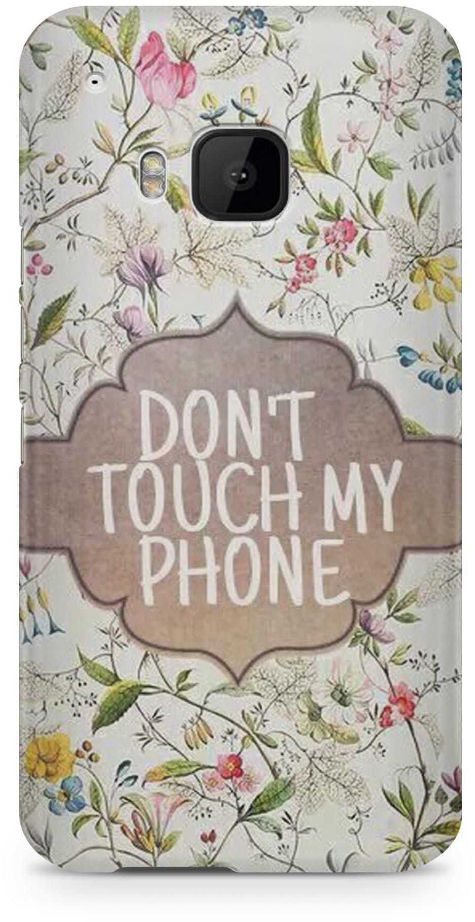 3D Full Dont Touch My Flowers Phone Case Cover for HTC M9