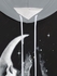 Gothic Skull Moon Star Galaxy Print Halloween Pocket Drawstring Fleece Lining Hoodie For Men - 5xl