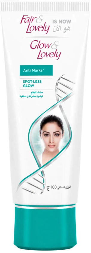 Glow &amp; lovely formerly fair &amp; lovely face cream with vitaglow anti marks for glowing skin 100g