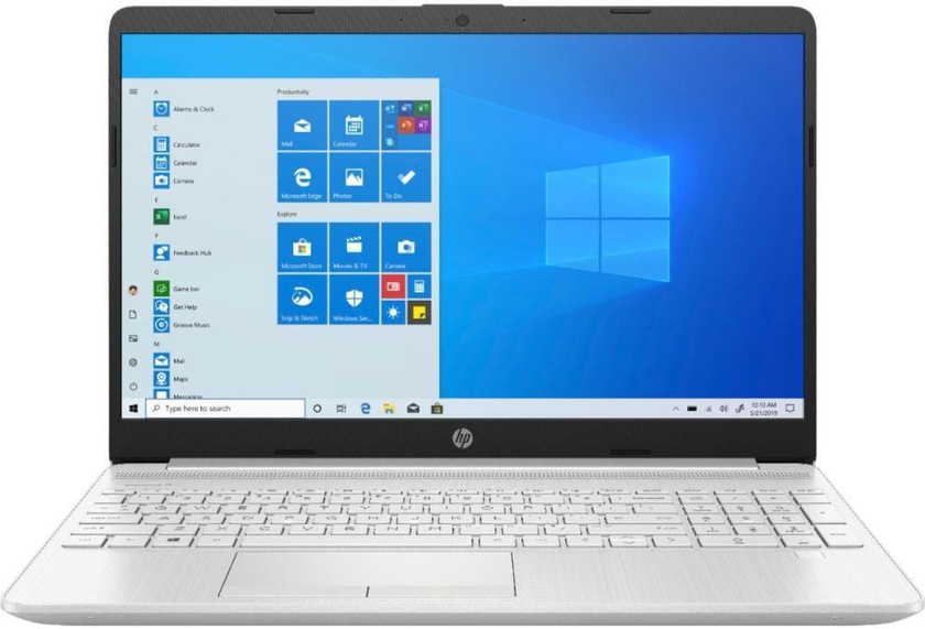 HP 15-DW3033DX Laptop, 15.6&quot; Full HD, Intel Core i3-1115G4, 8GB RAM, 256GB SSD, Intel UHD Graphics, Windows 10, Silver